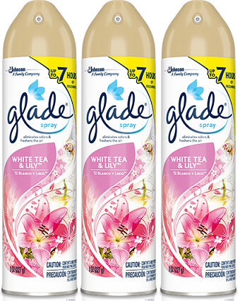 white tea and lily Glade Air Freshener White Tea and Lily, 3-Pack