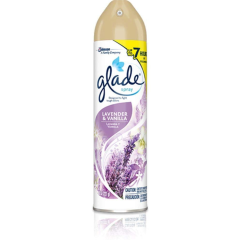 Glade Air Freshener Spray, Lavender and Vanilla ,8 Oz 3-Pack