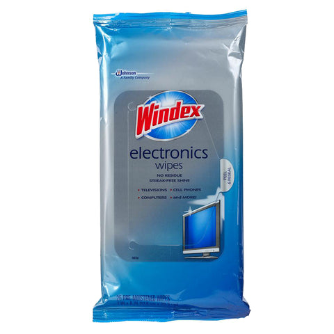 Windex Electronics Wipes 25 Pieces - 6 Pack