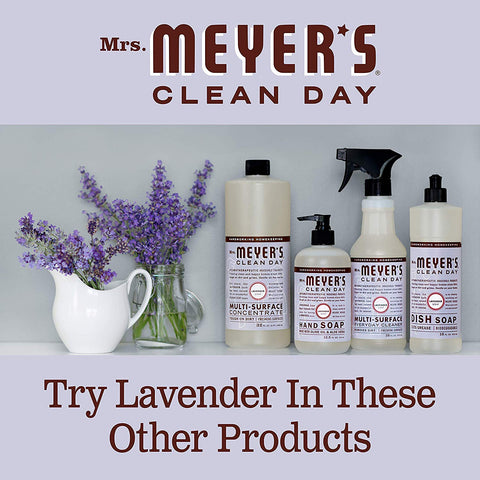 Mrs. Meyer's Clean Day Scented Soy Candle, Small Glass, Lavender, 4.9 oz