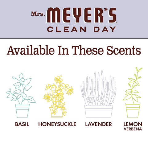 Mrs. Meyer's Clean Day Scented Soy Candle, Small Glass, Lavender, 4.9 oz